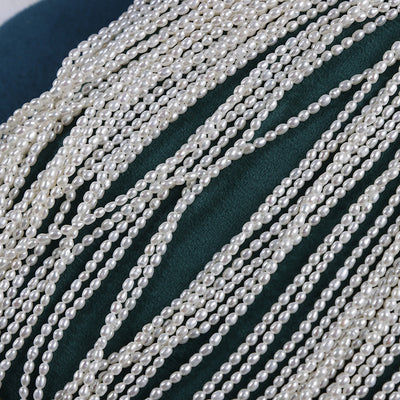 Cadena Fina de Perlas de Agua Dulce Natural - Material de Joyería Premium - Image 10