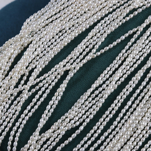 Cadena Fina de Perlas de Agua Dulce Natural - Material de Joyería Premium - Image 10