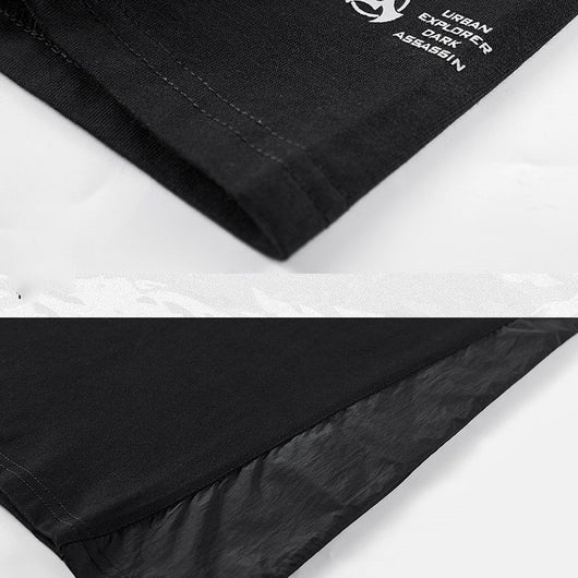 Playera de Hombre con Parches Bordados y Diseño Patchwork - Image 5