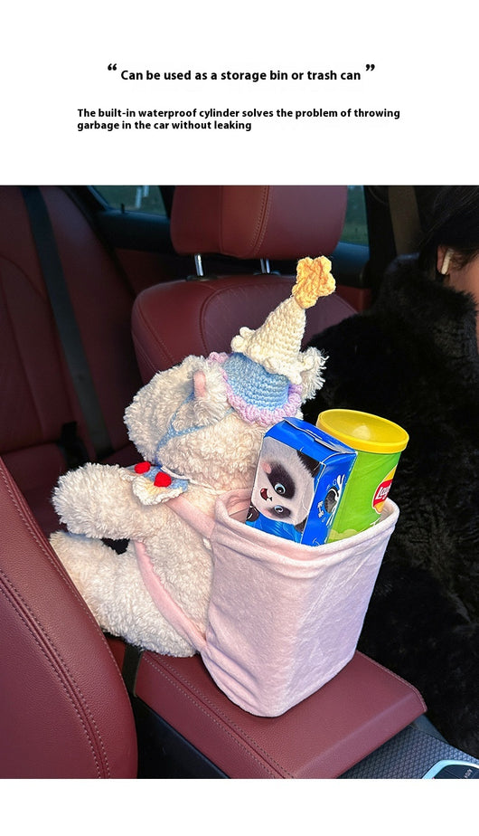 Organizador de Apoyabrazos con Contenedor de Basura para Auto - Image 10