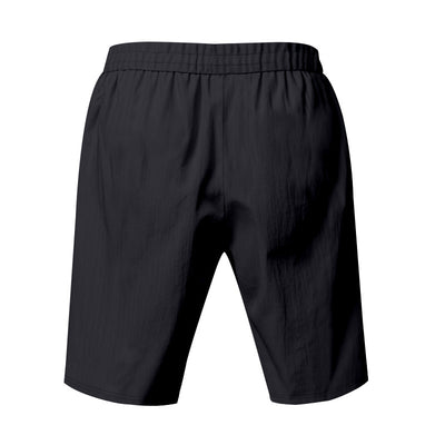 Shorts de Lino Sueltos para Hombre - Estilo Playa Casual Lavado - Image 11