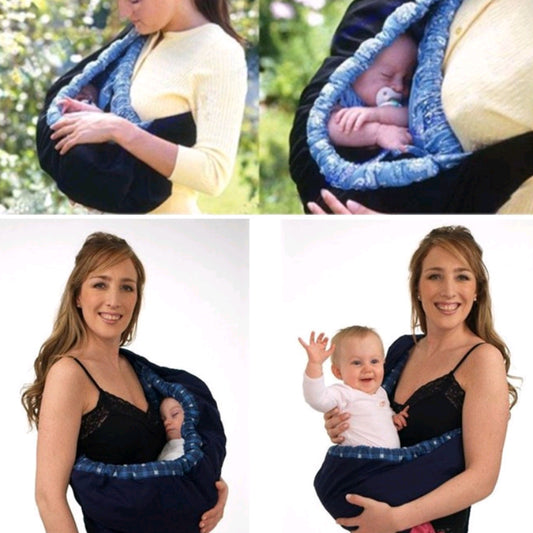 Portabebé Ergonómico de Algodón con Bolsa Integrada