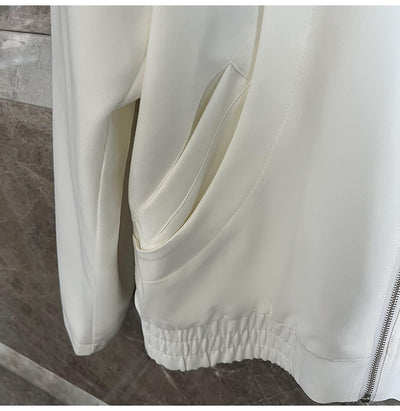 Chaqueta Blanca Minimalista para Hombre - Image 2