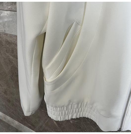 Chaqueta Blanca Minimalista para Hombre - Image 2