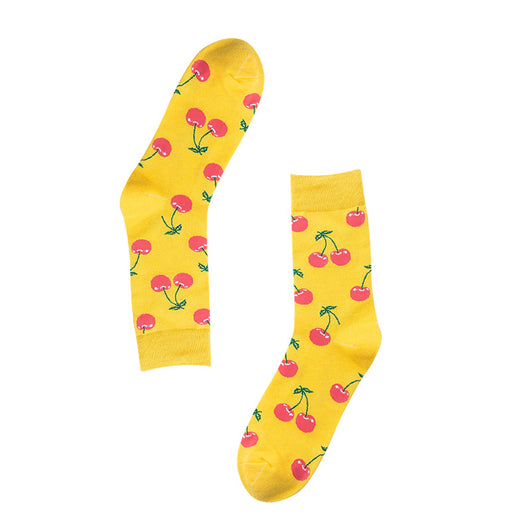 Calcetines de Algodón Estampado Frutas para Hombre y Mujer - Image 9