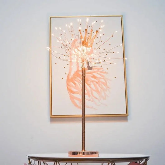 Lámpara de Escritorio Nórdica con Plumas - Luz Decorativa Moderna para Dormitorio - Image 17