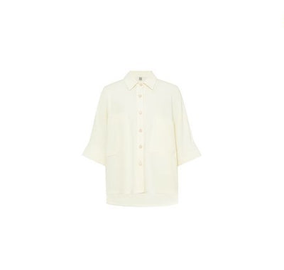Conjunto de Pantalón Corto y Camisa de Bolsillos Grandes en Algodón con Cintura Elástica - Image 3