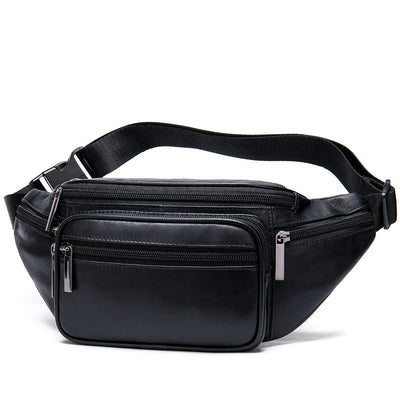 Bolsa de Cintura Retro en Cuero para Hombre - Image 3