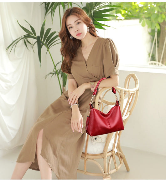 Bolso de Cuero Suave para Mamá - Bandolera Elegante Multiuso - Image 14