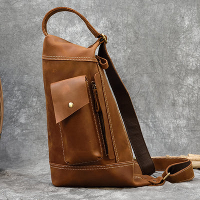 Mochila de Cuero Genuino para Hombre MAHEU - Image 7