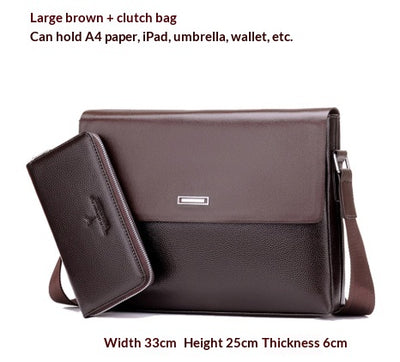 Bolsa de Cuero Premium para Hombre: Negocios y Casual - Image 14