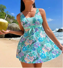 Bikini Halter Estampado con Cordones y Encaje para Playa y Termas - Image 11