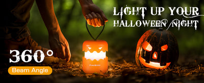 Lámpara LED Decorativa Calabaza Plegable para Halloween - Image 14