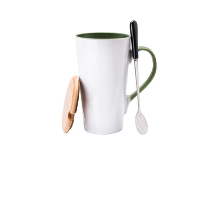 Taza Térmica de Cerámica con Tapa y Gran Capacidad - Image 6