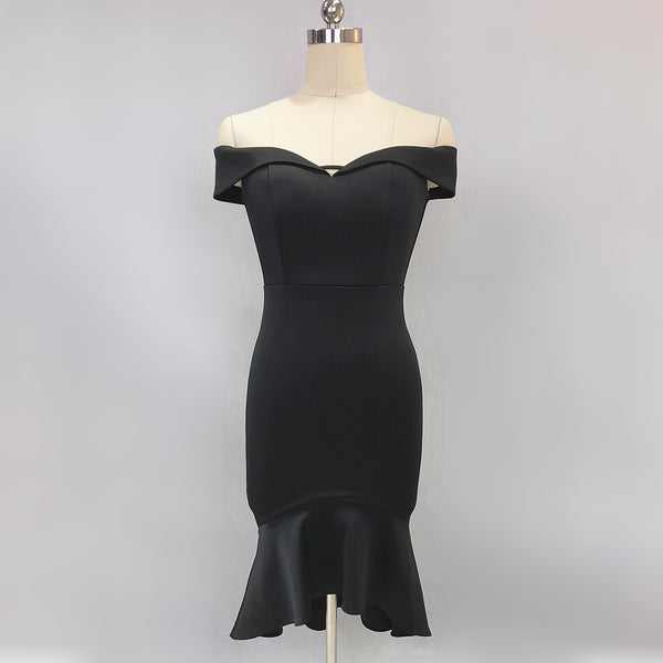 Vestido de Fiesta Rojo Asimétrico Corte Cola de Pez - Elegancia Sexy para Ocasiones Especiales