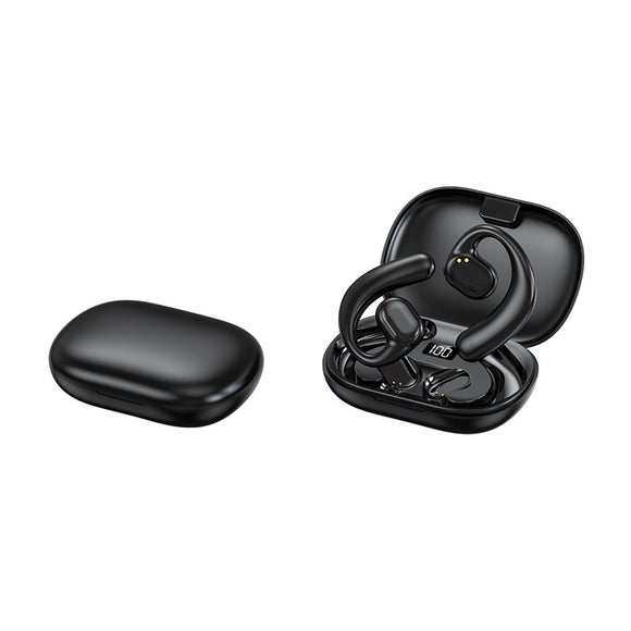 Auriculares Bluetooth con Gancho para Oreja y Cancelación de Ruido para Correr