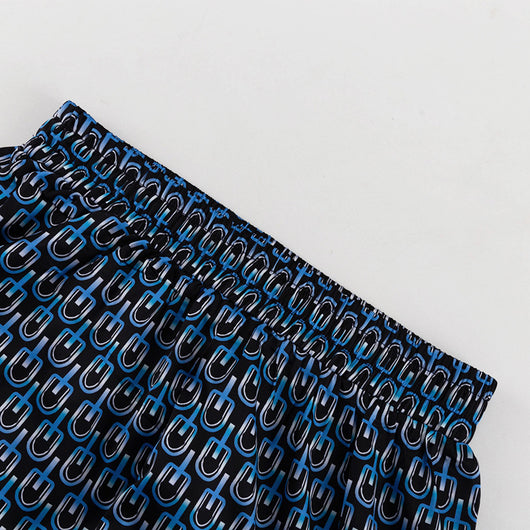 Conjunto de Moda Elegante: Camisa Estampada Manga Larga con Pantalón Ancho - Image 18