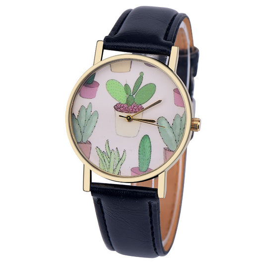 Reloj Pulsera Casual Diseño Cactus con Correa - Image 11
