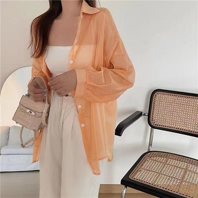 Chaqueta Larga Elegante de Manga Larga en Perla - Diseño Sofisticado y Minimalista - Image 12
