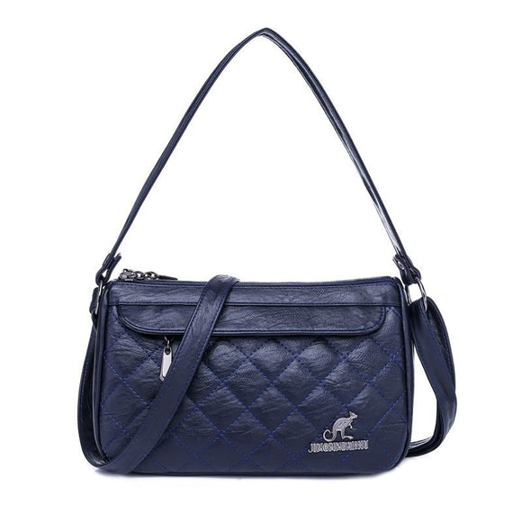 Bolso Bandolera de Cuero PU Texturizado Suave