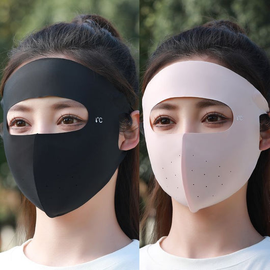 Máscara Protectora Solar Ice Silk para Cuello y Rostro con Respiraderos - Image 3