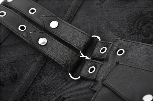 Chaleco Reductor Estilo Punk Retro - Faja Moldeadora de Cintura - Image 12