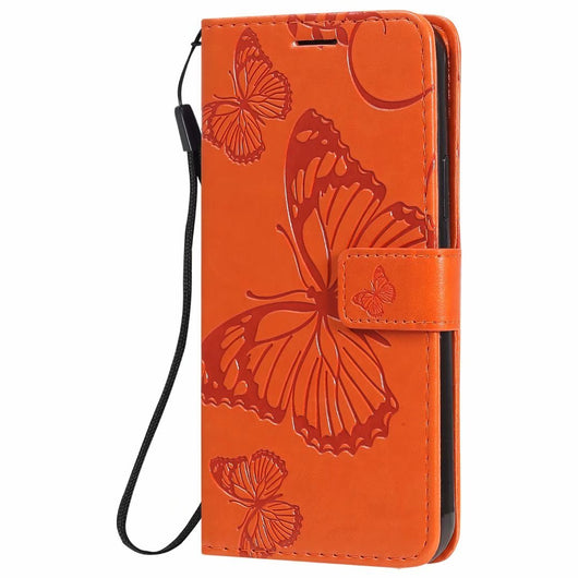 Funda de Cuero para Teléfono con Mariposa Prensada - Image 84