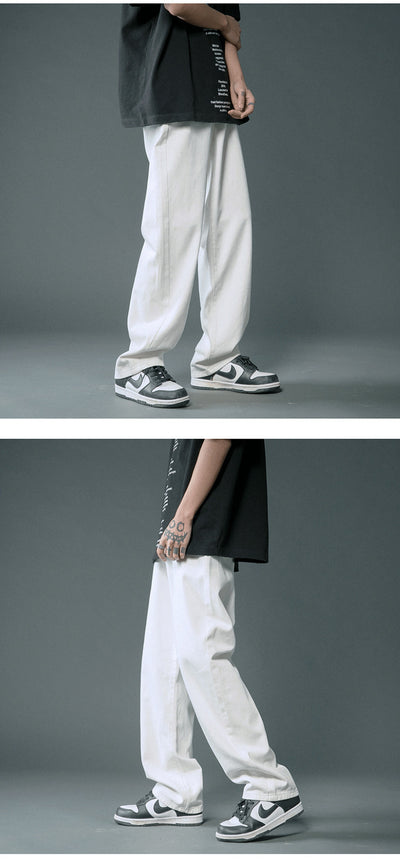 Jeans Rectos Sueltos Ligeros para Hombre - Comodidad de Verano - Image 12