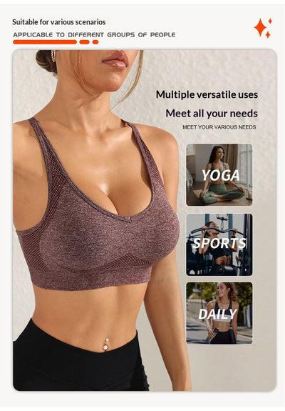 Top Deportivo Mujer con Tirantes Cruzados para Fitness - Image 12