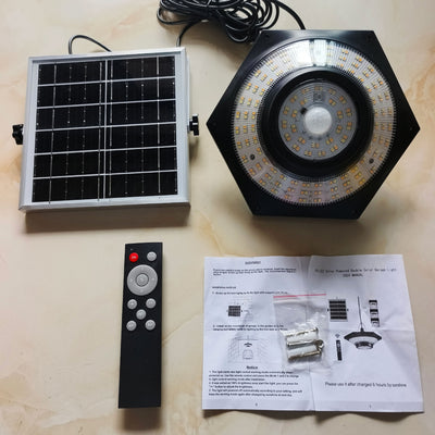 Lámpara Solar Colgante para Jardín, Patio y Garaje - Image 17