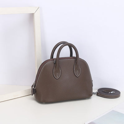 Bolso Bandolera de Cuero Genuino para Mujer - Diseño Minimalista - Image 13