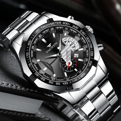 Reloj Empresarial Luminoso con Calendario - Estilo Net Red para Hombre - Image 18