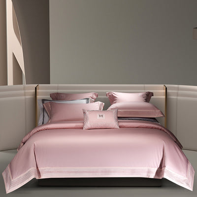 Juego de Cama 4 Piezas Algodón Puro Satinado con Bordados - Image 8