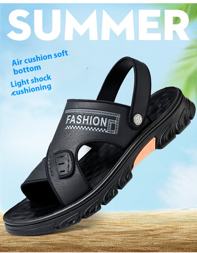 Sandalias de Playa para Hombre en Cuero Vacuno con Suela Suave - Image 7