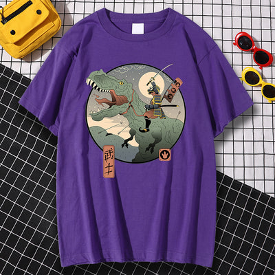 Camiseta Suelta de Cuello Redondo y Manga Corta - Image 10