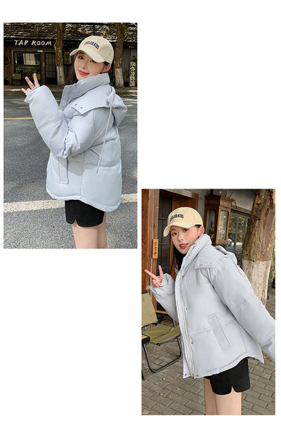 Chaqueta Acolchada de Algodón Suelta Estilo Coreano - Image 18