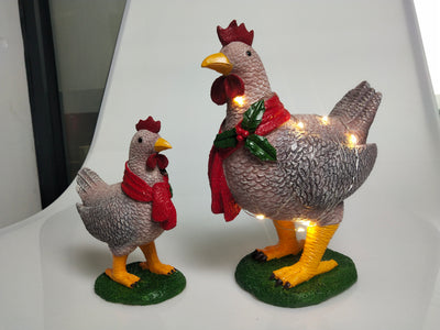 Gallina Navideña con Bufanda - Decoración Festiva - Image 14