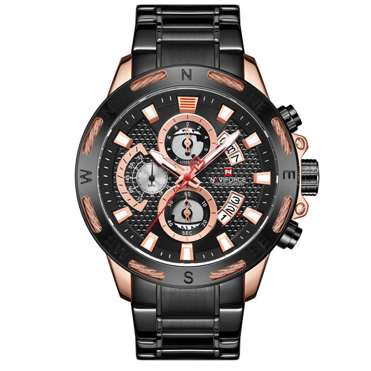 Reloj de Cuarzo Impermeable con Esfera Grande y Luz Nocturna - Image 8