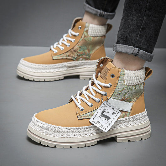 Botas de Trabajo Altas Versátiles para Hombre - Estilo Casual Imprescindible - Image 10