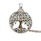 Time Gem DIY Alloy Glass Pendant Necklace Blanco K