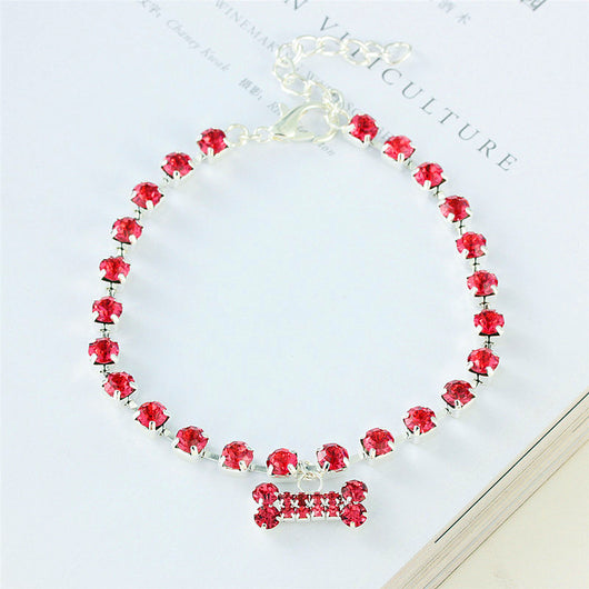Collar Colgante Hueso con Brillantes - Image 10