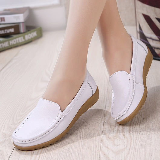 Zapatos Blancos Antideslizantes para Enfermeras y Embarazadas