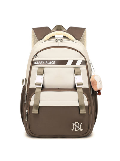 Mochila Escolar Preppy Minimalista Resistente a Manchas - Image 10