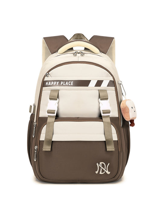 Mochila Escolar Preppy Minimalista Resistente a Manchas - Image 10