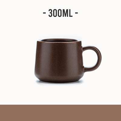 Taza de Cerámica Retro Negra Mate para Café - Image 6