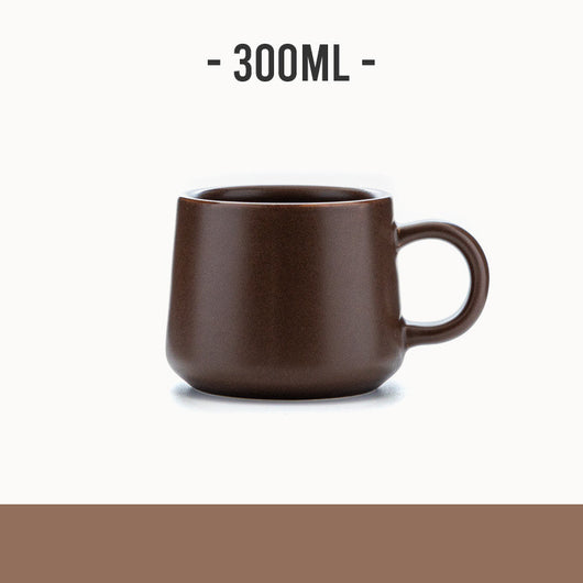 Taza de Cerámica Retro Negra Mate para Café - Image 6