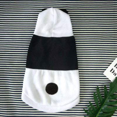 Abrigo para Perro Panda Blanco y Negro - Ropa de Otoño e Invierno - Image 5