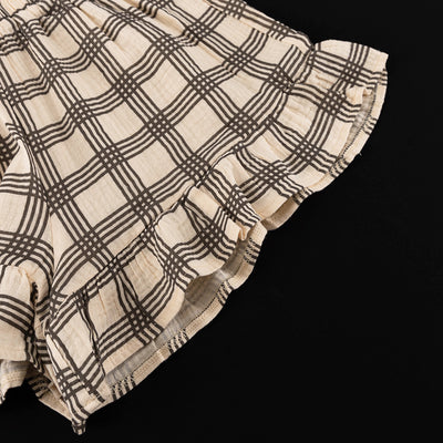 Conjunto Retro de 3 Piezas: Camisa Cuadros Manga Larga, Top Tubo y Shorts - Image 29