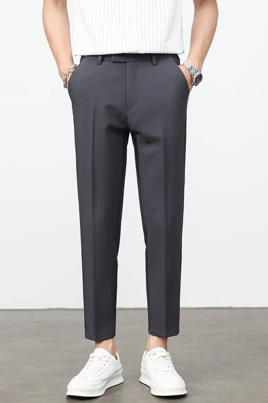 Pantalones de Vestir Clásicos Británicos para Hombre - Image 9