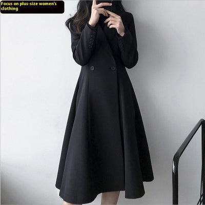Abrigo Trench Coat Largo Talla Grande para Mujer - Colección Otoño - Image 14